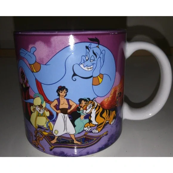 Vintage Disney Aladdin Coffee Mug